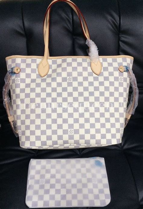 louis vuitton neverfull mm azur replica|louis vuitton never full real.